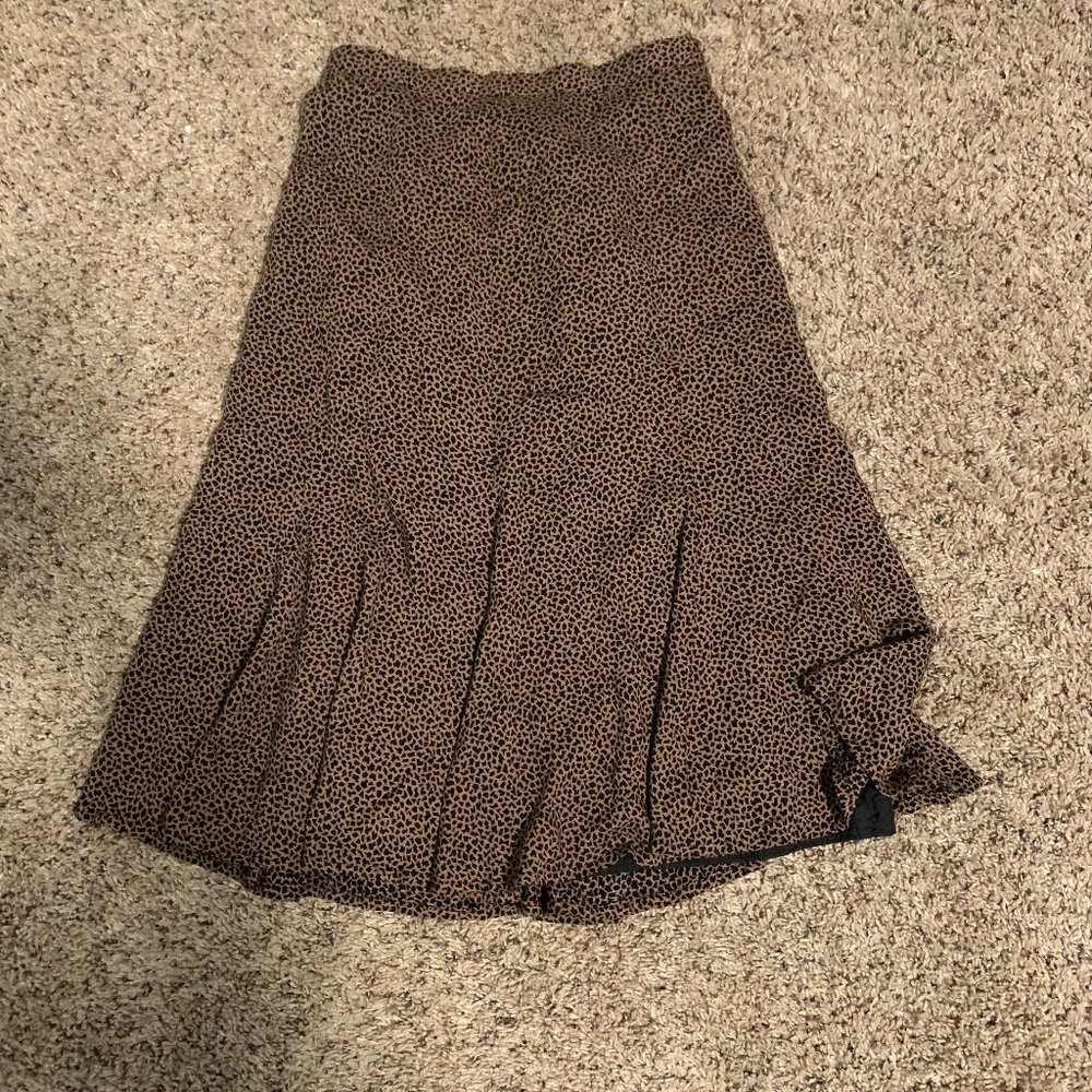 High Waisted Midi Skirt